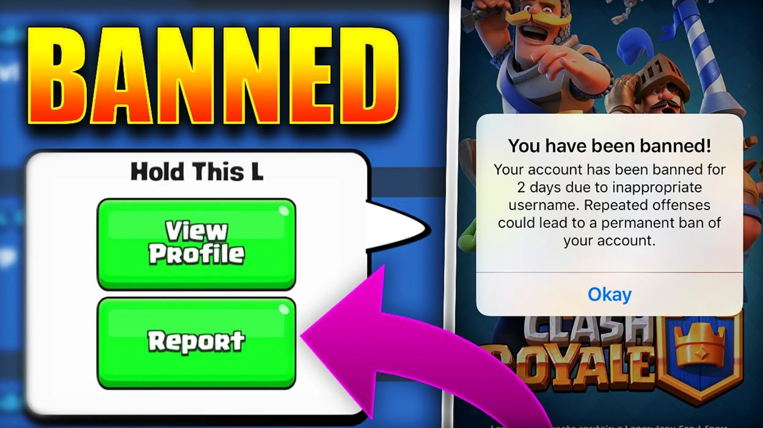 Clash Royale Ban Types